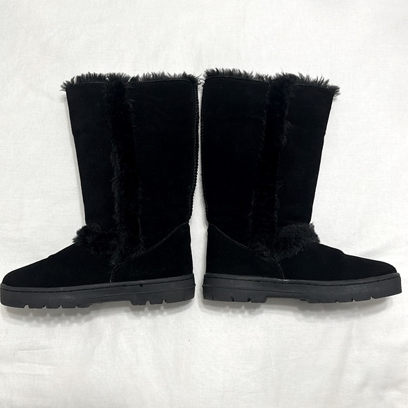 Style & Co Genuine Suede & Fur Uppers Witty Black Boots| 7M |NWT - Picture 3 of 12